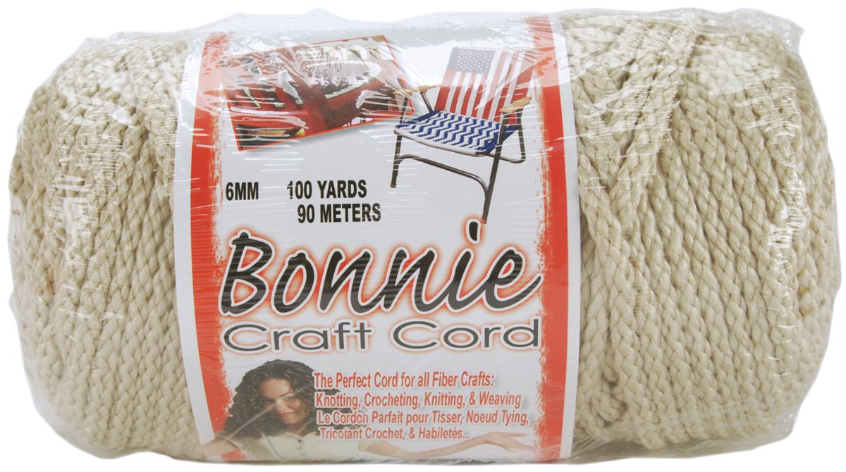 Amazon.com: Pepperell 6mm Bonnie Macramé Craft Cord, 100-Yard